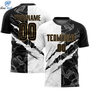 Maillot de football personnalisé en gros, respirant, à séchage rapide, en polyester, pour hommes, jeunes, clubs, écoles et équipes professionnelles - Product Image 1