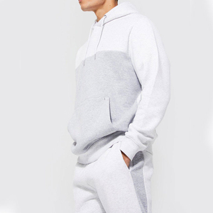 ชุดวอร์มวิ่งออกกำลังกายฤดูหนาวสำหรับผู้ชายแบบสั่งทำพิเศษ คุณภาพสูง เสื้อฮู้ดและกางเกงขายาว ไซส์ใหญ่ ระบายอากาศได้ดี ผลิตจากผ้าฝ้ายสั่งทำ - Product Image 3