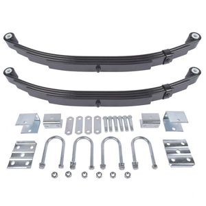 Kit de Suspensión de Eje Único para Remolque de 3500 lb, Soporte Completo para Eje Tándem con Ballesta y Perno en U para Suspensiones de Camiones - Product Image 1