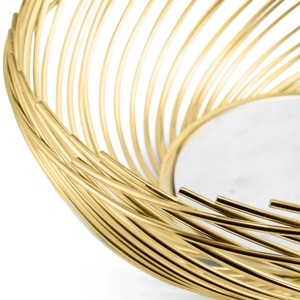 Luxurious Crafted Modern Handmade Gold <b>Metal</b> <b>Bowl</b> Polished Decorative Serving Piece - Product Image 6