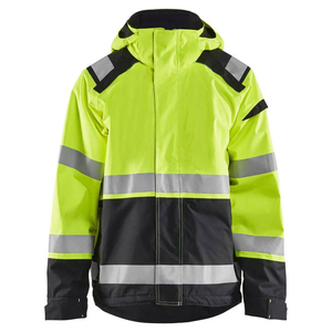Chaqueta de Trabajo de Alta Visibilidad para Hombre, Impermeable, Transpirable, con Cremallera Reflectante, Servicio Personalizado OEM, Venta al Por Mayor - Product Image 1