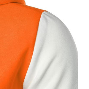 Men Premium Varsity Letterman Jacket High Quality Soft Comfortable <b>Covered</b> <b>Button</b> Rib Knit Trim Casual Regular Fit Stand - Product Image 5