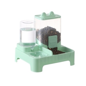 <b>Cat</b> pet automatic <b>feeder</b> with anti tipping and non wetting mouth, dual bowl integrated large capacity automatic <b>feeder</b> - Product Image 2