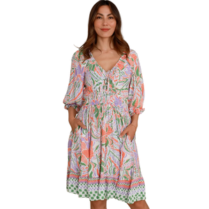 Vestido Mini Estampado para Mujer, Estilo Casual, para Primavera y Verano - Product Image 2