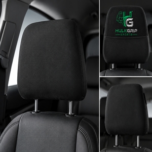 Housse de repose-tête de voiture brodée en 3D personnalisée avec sangle réglable pour la plage et les activités de plein air - Unisexe adulte - Product Image 6