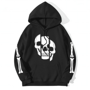 Sweat-shirt à capuche en polaire pour homme, logo personnalisé, streetwear décontracté, coupe ample, mode urbaine, vente en gros OEM, vêtements d'hiver - Product Image 1