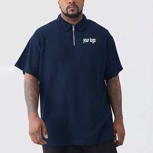 Nouveauté 2026 – Polos Homme Manches Courtes Bleus Anti-Plis Personnalisables Impression Numérique Style Boutonné - Product Image 2