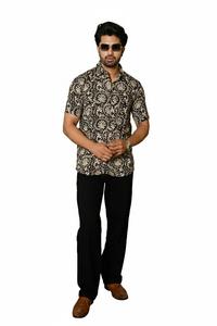 Camisa Casual de Algodón Refinado para Hombre, Estilo Moderno, Ecológica, Transpirable, Manga Corta, Cuello Clásico, Silueta Contemporánea - Product Image 4