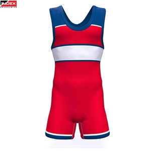 Combinaisons de lutte personnalisées pour hommes, design par sublimation, uniforme de lutte, vêtements de sport pour l'entraînement et la compétition - Product Image 1