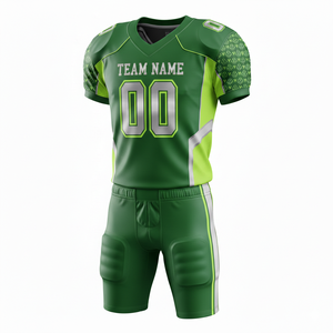Custom American Football Uniform Set Sublimated Football Jersey and Pants Breathable Polyester Team Sports Wear - Product Image 3