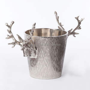 Seau à glace en métal personnalisé en aluminium pour bar et restaurant Bouteille de vin Seau à glace à champagne Refroidisseur Seau à vin et boissons - Product Image 1