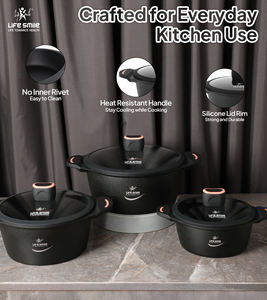 Juego de Utensilios de Cocina de 6 Piezas con Revestimiento de Titanio, Superficie Antiadherente y Base de Inducción - Product Image 5