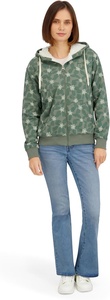 Sudadera con Capucha Estampada Floral, Forro Polar Ecológico, Corte Regular, Informal, Tejido de Punto, Poliéster, Unisex, Ropa de Invierno - Product Image 5