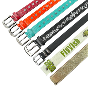 Ceinture en cuir de vachette décontractée pour homme avec boucle automatique en alliage, style mode de luxe, vente en gros d'usine - Product Image 3