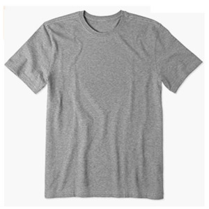T-shirts formels pour hommes 100 % coton personnalisés à prix de gros, avec impression sérigraphiée, coupe ample, anti-boulochage - Product Image 4