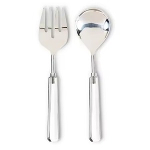 Luxury Stainless Steel Metal Salad Serving Set for <b>Buffet</b> Party and Wedding <b>Table</b> Styling - Product Image 2
