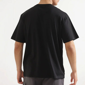 T-shirt Homme Oversize de Qualité Supérieure en Tissu Toile Mélange Polyester/Coton Respirant Coupe Ample Motif Personnalisé - Product Image 6