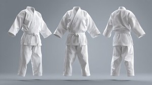 Kimono de Jiu Jitsu Brasileño BJJ 100% Algodón Elástico con Logotipo Frontal - Product Image 2