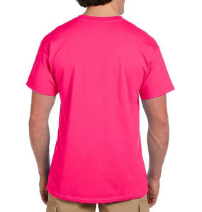 T-shirts à manches courtes pour hommes et femmes en coton 100% imprimés en sérigraphie avec logo personnalisé pour l'été - Product Image 3
