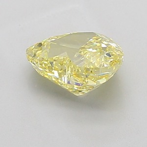 Diamant jaune de laboratoire CVD certifié IGI, taille brillant modifiée, 2,01 carats, clarté VS1, finition EX, couleur jaune fantaisie - Product Image 2