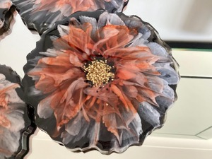 Wholesaler Flower Shape Resin <b>Coaster</b> Home Kitchen Customized Creative Resin <b>Coasters</b> Restaurant <b>Drink</b> Cup <b>Coaster</b> - Product Image 4