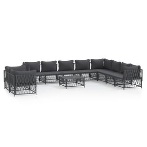 Ensemble de salon de jardin anthracite - Product Image 2