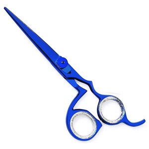 Hot Sale New Stylish Stainless Steel Barber Scissors Lightweight with Sharp Straight Blade Factory Made Low MOQ Beauty Tool - Product Image 2