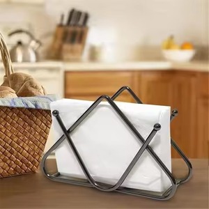 Decorative Metal Napkin Stand For Dining Table And <b>Kitchen</b> Luxury <b>Tissue</b> <b>Holder</b> For Home Office And Restaurant Tables - Product Image 4