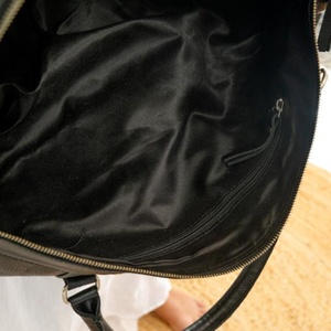 Bolsa de equipaje Hairon de piel de vaca de viaje, bolsa de lona Vintage de cuero para acampar y senderismo, bolsa de fin de semana hecha a mano para hombres y mujeres - Product Image 6