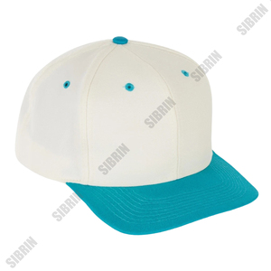 SIBRIN Custom Unisex 6-Panel Snapback Cap Color Contrast Twill Fabric Casual Baseball <b>Hat</b> <b>Flat</b> Brim Strapback Outdoor Streetwear - Product Image 4