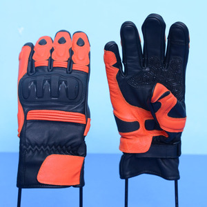 ถุงมือมอเตอร์ไซค์หนังแท้ KIC-15 รุ่นใหม่ แฟชั่นทันสมัย สกรีนโลโก้ได้ สำหรับแข่งรถในฤดูหนาว - Product Image 4