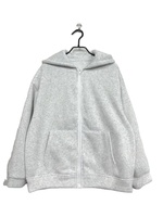 Veste à capuche oversize pour femme avec poche pour sac à dos, en tissu éponge, manteau d'hiver épais, vêtement d'extérieur multicouche, lavable en machine, non extensible