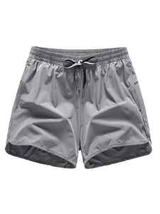 Shorts de sport personnalisables de qualité supérieure pour hommes, séchage rapide, respirants, décontractés, motif uni, logo personnalisé - Product Image 6