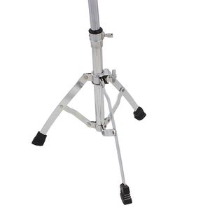 Supporto per Rullante in Metallo Cromato con Design a Treppiede e Base in Gomma Siliconica, Finitura Argento - Product Image 5