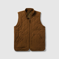 Gilet matelassé camouflage léger unisexe 100% polyester, col montant, coupe régulière, coupe-vent, tailles S-3XL, OEM ODM, style Hip Hop, automne