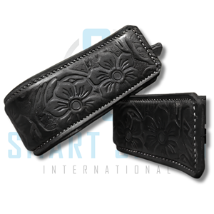 Premium Hand <b>Tooled</b> <b>Leather</b> Covered Western Horse Stirrups Genuine <b>Leather</b> Equestrian Riding Stirrups - Product Image 4