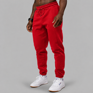 Men's Sweatpants Heavyweight Fleece <b>Jogger</b> Pants with <b>Wide</b> <b>Leg</b> Relaxed Fit for Modern Casual Streetwear - Product Image 1