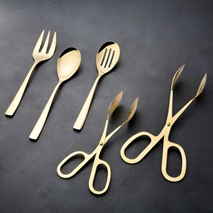 Pure Stainless Steel Tong Handmade <b>Serving</b> <b>Spoon</b> for Cake Bread Sugar Cube Durable Kitchen Tableware Tool Home Hotel Restaurant - Product Image 1