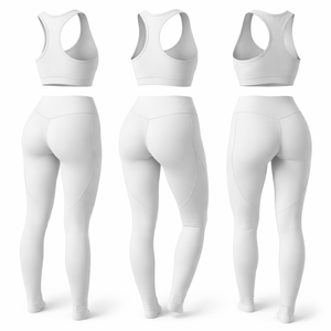 Vêtements de yoga réversibles en gros avec options de logo personnalisé sur le devant - Fournisseur OEM de tenues de yoga en gros - Product Image 2