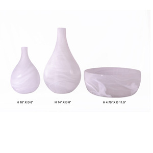 Ensemble de vase à fleurs et de corbeille à fruits en marbre vert naturel |   Vases et bols décoratifs en pierre faits à la main pour la décoration de la maison - Product Image 3
