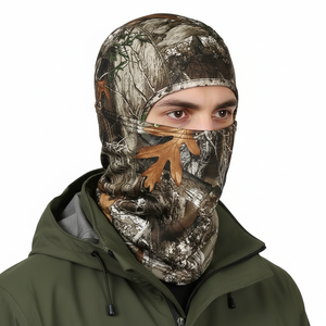 Pasamontañas Transpirable de Camuflaje para Caza, Máscara Facial Completa Táctica, Capucha de Camuflaje para Hombres, Pesca al Aire Libre, Paintball, Protector de Cuello - Product Image 1