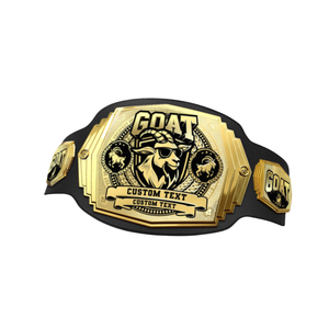 GOAT Championship Belt Premium Quality Sports Belt with Custom Text Perfect for Awards and Tournaments - Product Image 6