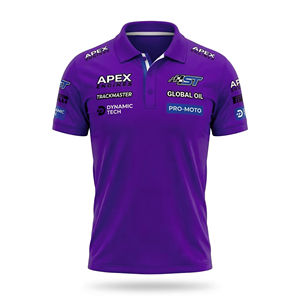 Polo de Carreras Personalizado 2026, Manga Corta, Transpirable, Tallas Grandes, Precio Directo de Fábrica, BMX MX MTB PIT CREW, Polo para Equipo de Carreras - Product Image 6