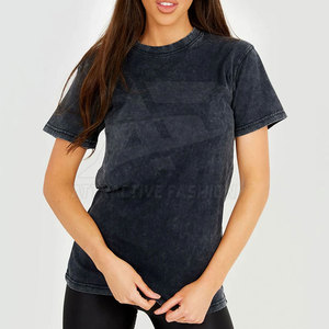 Camiseta de Mujer con Lavado Ácido, Tela Suave, Precio Bajo, Transpirable, Ligera, Cómoda para Uso Diario - Product Image 4