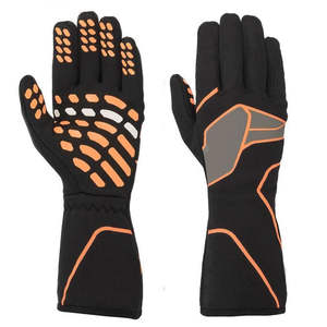 Gants de course personnalisés en gros – Cuir ignifuge pour le simulateur de course et les journées moto sur circuit - Product Image 1
