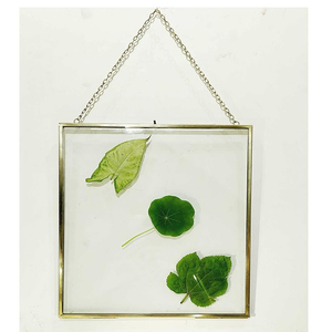 Nouvelle Arrivée Vintage : Cadre Photo Mural Rectangulaire en Verre Transparent avec Bordure en Laiton, Meilleure Vente, pour Décoration Murale Domestique - Product Image 2