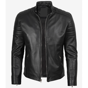 2026 OEM Top Trending Genuine Black Cowhide Leather <b>Jacket</b> For Men's High Quality Low MOQ Plus Size Winter Fashion <b>Heated</b> <b>Jacket</b> - Product Image 3