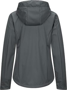 Veste softshell pour femme personnalisée avec capuche, légère, respirante, en polaire, chaude, résistante à l'eau, pour le travail, les sports, les journées d'hiver - Product Image 6