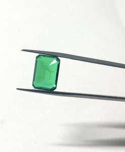Émeraude colombienne de laboratoire, taille octogonale radiant, pierres précieuses en vrac en gros pour la fabrication de bijoux, boucles d'oreilles, colliers, 10x12mm - Product Image 5