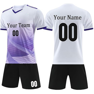 Conjunto de Uniforme de Fútbol Personalizado OEM, Talla Grande, Transpirable, de Secado Rápido, Poliéster, Sublimación, Equipación Deportiva - Product Image 6